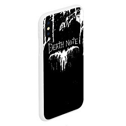 Чехол iPhone XS Max матовый Death Note, цвет: 3D-белый — фото 2