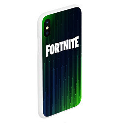 Чехол iPhone XS Max матовый FORTNITE ФОРТНАЙТ, цвет: 3D-белый — фото 2