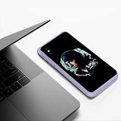 Чехол iPhone XS Max матовый EMINEM 8 MILE, цвет: 3D-светло-сиреневый — фото 2