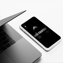 Чехол iPhone XS Max матовый EMINEM, цвет: 3D-белый — фото 2