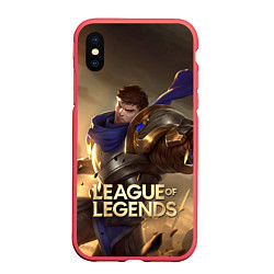 Чехол iPhone XS Max матовый League of legends Гарен