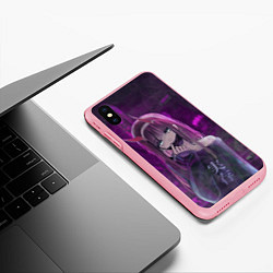 Чехол iPhone XS Max матовый Zero Two in mask, цвет: 3D-баблгам — фото 2