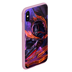 Чехол iPhone XS Max матовый Пайк League of legends, цвет: 3D-розовый — фото 2