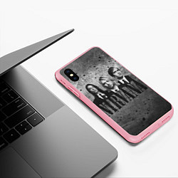 Чехол iPhone XS Max матовый Нирвана, цвет: 3D-баблгам — фото 2