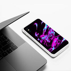 Чехол iPhone XS Max матовый НЕОНОВЫЙ ТАНДЖИРО, цвет: 3D-белый — фото 2