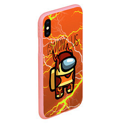 Чехол iPhone XS Max матовый Among Us Lightning Z, цвет: 3D-баблгам — фото 2