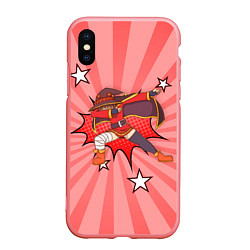 Чехол iPhone XS Max матовый Megumin Dabbing, цвет: 3D-баблгам