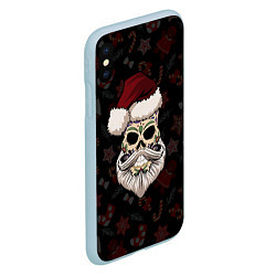 Чехол iPhone XS Max матовый El Santa, цвет: 3D-голубой — фото 2