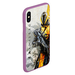 Чехол iPhone XS Max матовый DESTINY, WARLOCK, цвет: 3D-фиолетовый — фото 2