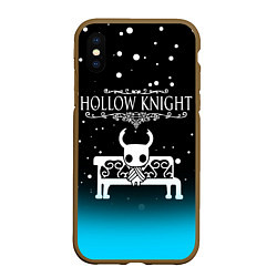 Чехол iPhone XS Max матовый HOLLOW KNIGHT, цвет: 3D-коричневый