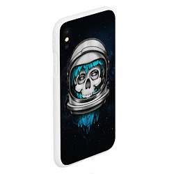 Чехол iPhone XS Max матовый SKULL COSMO, цвет: 3D-белый — фото 2