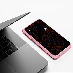 Чехол iPhone XS Max матовый Cs:go - Fnatic 2021 Bootcamp, цвет: 3D-баблгам — фото 2