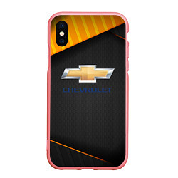 Чехол iPhone XS Max матовый CHEVROLET Шевроле, цвет: 3D-баблгам