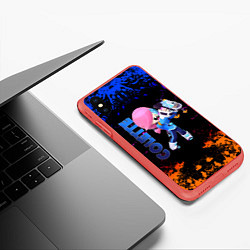 Чехол iPhone XS Max матовый Brawl Stars Colette Navigator, цвет: 3D-красный — фото 2