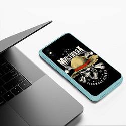 Чехол iPhone XS Max матовый MUGIWARA ONE PIECE, цвет: 3D-мятный — фото 2
