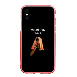 Чехол iPhone XS Max матовый OG Buda, цвет: 3D-баблгам