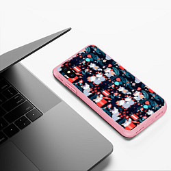 Чехол iPhone XS Max матовый Котики Подарки, цвет: 3D-баблгам — фото 2
