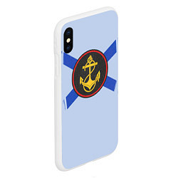 Чехол iPhone XS Max матовый Морская пехота, цвет: 3D-белый — фото 2