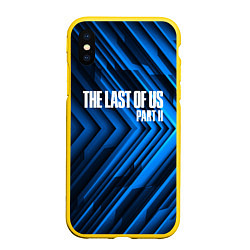 Чехол iPhone XS Max матовый THE LAST OF US 2, цвет: 3D-желтый