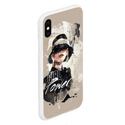 Чехол iPhone XS Max матовый Girl Power, цвет: 3D-белый — фото 2