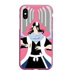 Чехол iPhone XS Max матовый Bleach Блич, цвет: 3D-малиновый