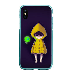 Чехол iPhone XS Max матовый Little Nightmares Шестая, цвет: 3D-мятный