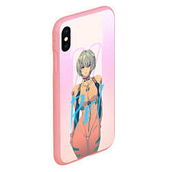 Чехол iPhone XS Max матовый Rei Ayanami, цвет: 3D-баблгам — фото 2