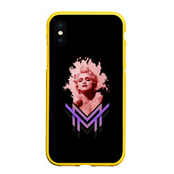 Чехол iPhone XS Max матовый Мадонна