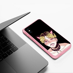 Чехол iPhone XS Max матовый АхегаоAhegao О Чан У, цвет: 3D-баблгам — фото 2