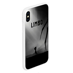 Чехол iPhone XS Max матовый Limbo, цвет: 3D-белый — фото 2