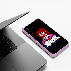 Чехол iPhone XS Max матовый Friday Night Funkin, цвет: 3D-сиреневый — фото 2