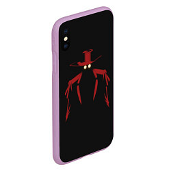 Чехол iPhone XS Max матовый Alucard, цвет: 3D-сиреневый — фото 2