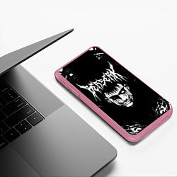 Чехол iPhone XS Max матовый BERSERK БЕРСЕРК, цвет: 3D-малиновый — фото 2