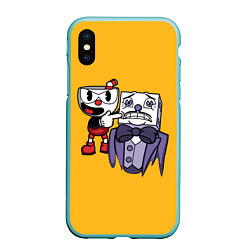 Чехол iPhone XS Max матовый CUPHEAD