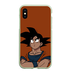 Чехол iPhone XS Max матовый DRAGON BALL ДРАГОН БОЛЛ, цвет: 3D-салатовый