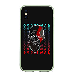 Чехол iPhone XS Max матовый Old God GOW