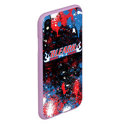 Чехол iPhone XS Max матовый BLEACH LOGO БЛИЧ, цвет: 3D-сиреневый — фото 2