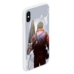 Чехол iPhone XS Max матовый Akira, цвет: 3D-белый — фото 2