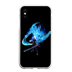 Чехол iPhone XS Max матовый Soul of Neuro, цвет: 3D-белый