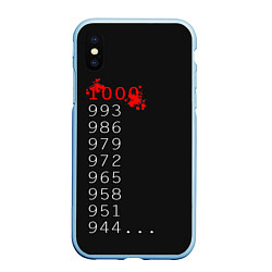 Чехол iPhone XS Max матовый 1000 - 7 Tokyo Ghoul, цвет: 3D-голубой