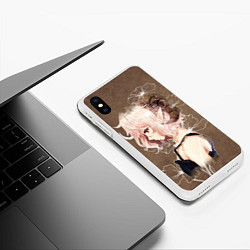 Чехол iPhone XS Max матовый Chica demonio Ангелы и демоны, цвет: 3D-белый — фото 2