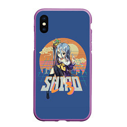 Чехол iPhone XS Max матовый Shiro princess