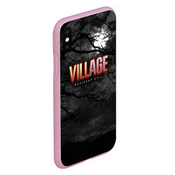 Чехол iPhone XS Max матовый Resident Evil: Village $$$, цвет: 3D-розовый — фото 2