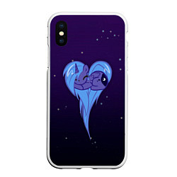 Чехол iPhone XS Max матовый Princess Luna, цвет: 3D-белый