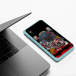 Чехол iPhone XS Max матовый Кто я, цвет: 3D-мятный — фото 2