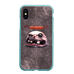 Чехол iPhone XS Max матовый The Binding of Isaac ГОЛОВА Z, цвет: 3D-мятный