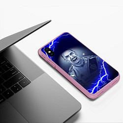 Чехол iPhone XS Max матовый Златан Ибрагимович ZLATAN Z, цвет: 3D-розовый — фото 2