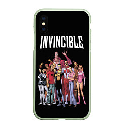 Чехол iPhone XS Max матовый Неуязвимый Invincible