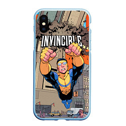 Чехол iPhone XS Max матовый Неуязвимый Invincible