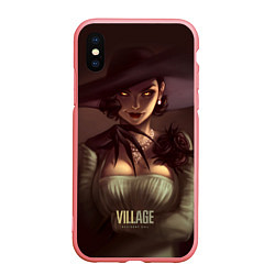 Чехол iPhone XS Max матовый Lady Alcina Dimitrescu, цвет: 3D-баблгам